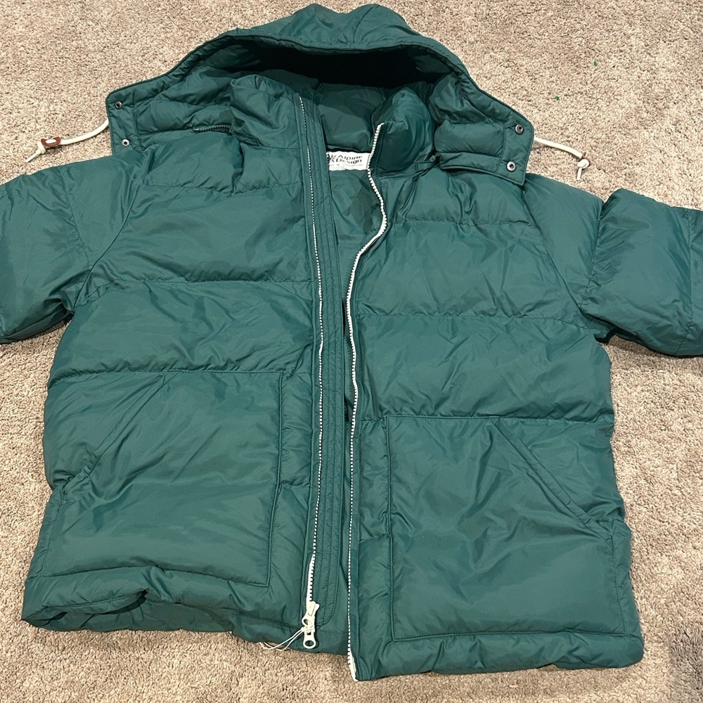 Alpine Design NWT 1962 Puffer Jacket Coat Forest Green Men's XL
